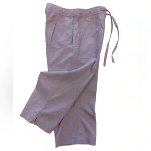 Northern Reflections Linen Blend Lilac  Capri Pants Size 4
